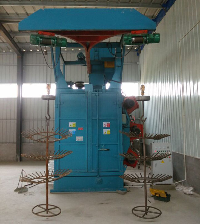 汽車輪轂雙吊鉤式拋丸機(jī)在汽車配件行業(yè)中的應(yīng)用 汽車輪轂雙吊鉤式拋丸機(jī)在汽車配件行業(yè)中的應(yīng)用