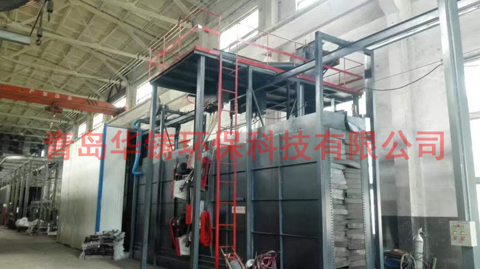 H型鋼拋丸機(jī)使用現(xiàn)場(chǎng)圖 H型鋼拋丸機(jī)使用現(xiàn)場(chǎng)圖