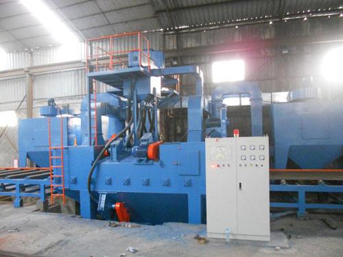 球磨鑄鐵管件井蓋通過(guò)式拋丸機(jī) 球磨鑄鐵管件井蓋通過(guò)式拋丸機(jī)