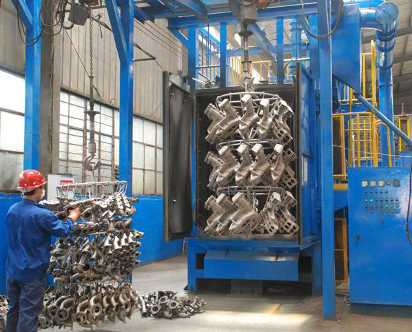 汽車發動機缸體、缸蓋拋丸機除銹設備