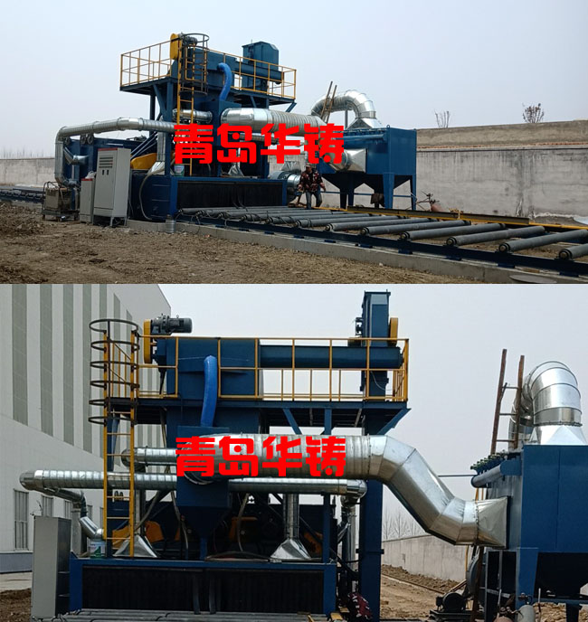 Q6930鋼板拋丸機使用現(xiàn)場安裝圖 Q6930鋼板拋丸機使用現(xiàn)場安裝圖