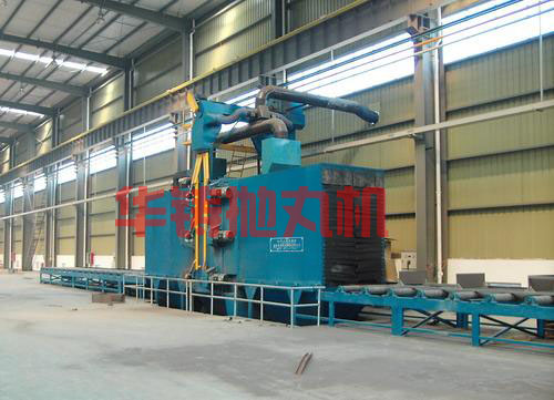 鋼結(jié)構(gòu)拋丸機(jī)消除焊接內(nèi)應(yīng)力圖 鋼結(jié)構(gòu)拋丸機(jī)消除焊接內(nèi)應(yīng)力圖
