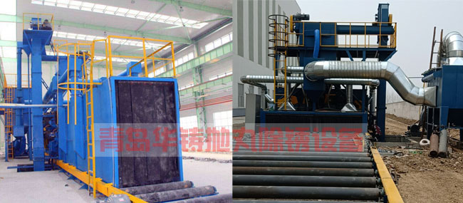 圖三,通過式拋丸除銹設(shè)備 圖三,通過式拋丸除銹設(shè)備