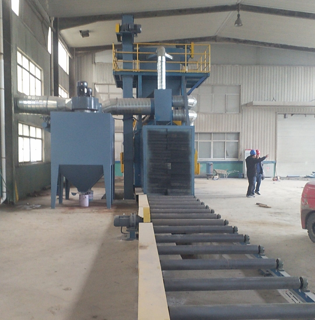 鋼結(jié)構(gòu)拋丸機(jī)圖一 鋼結(jié)構(gòu)拋丸機(jī)圖一